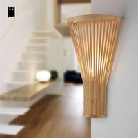 Applique murale LED en rotin Sun Glow