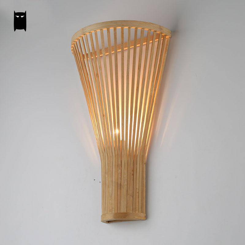 Applique murale LED en rotin Sun Glow