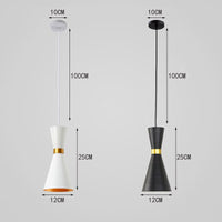 Suspension LED Horloge Métallique Gadea
