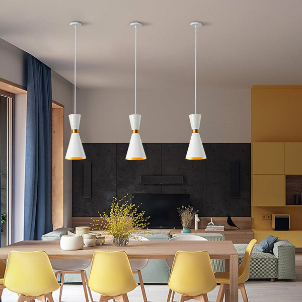 Suspension LED Horloge Métallique Gadea