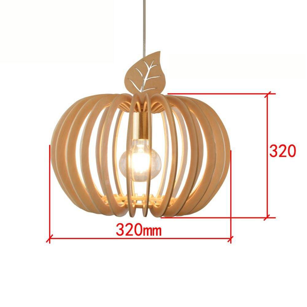 Suspension LED en bois style Ouovo