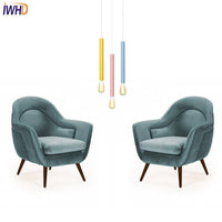Suspension LED cylindre colorée: style unique