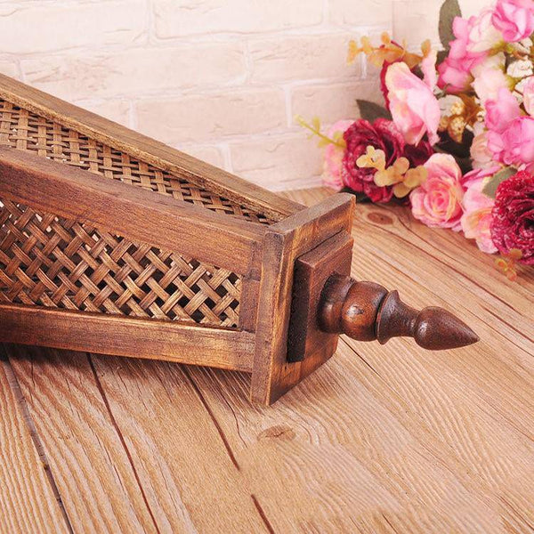 Lampe LED en bois au style Asia