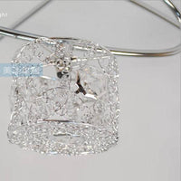 Plafonnier Luxe Chromé et Cristal