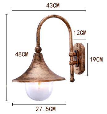 Applique murale extérieur waterproof Speaker Rustic