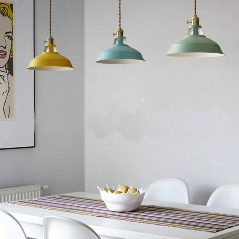 Suspension LED Loft en métal coloré