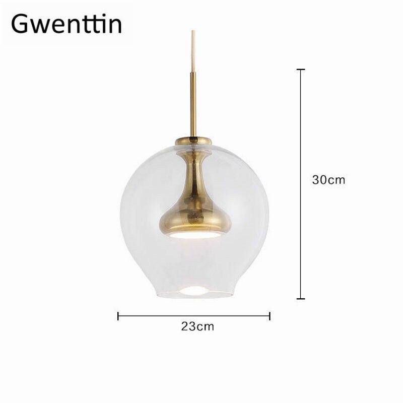 Suspension LED design "Lumina" en métal et verre