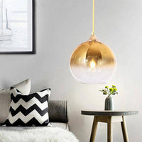Suspension LED Globe Lumineux en Verre Coloré Ballistic