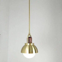 Suspension LED Chic en Verre et Métal Doré