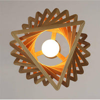 Lustre en bois FruitTriangles