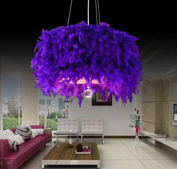 Lustre Plumes Colorées