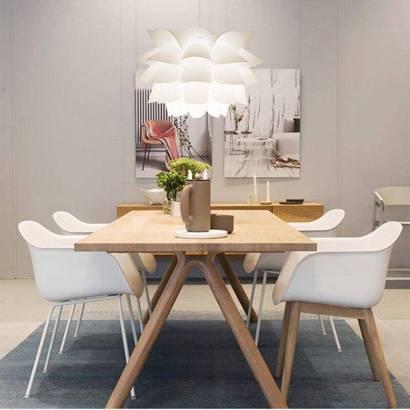 Suspension LED Fleur Blanche - Ambiance Illuminée