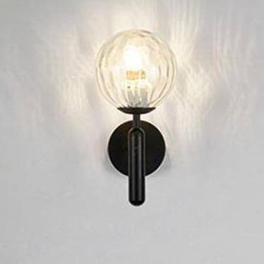 Applique Murale LED Moderna avec Boule en Verre - Sconce Cylindrique