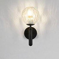 Applique Murale LED Moderna avec Boule en Verre - Sconce Cylindrique