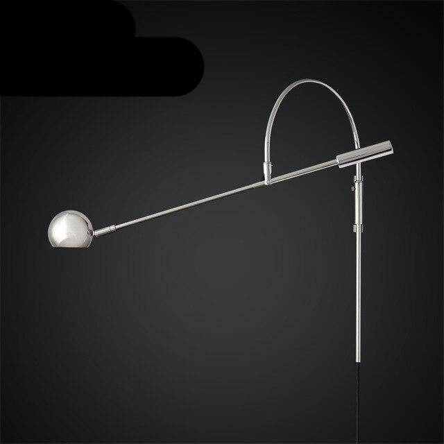 Applique murale LED dorée Shake