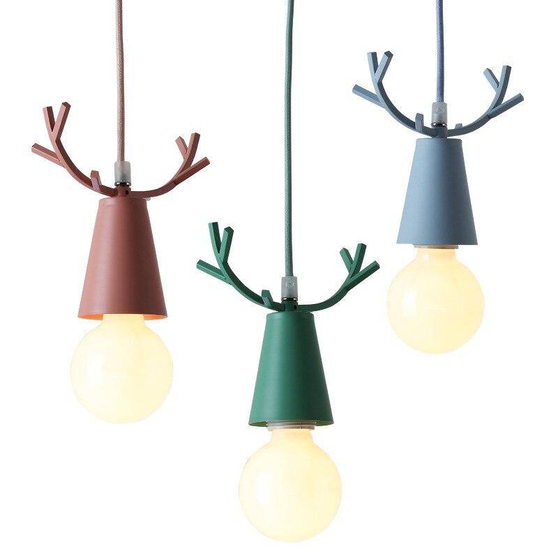 Suspension LED Conique aux Cornes Lumineuses