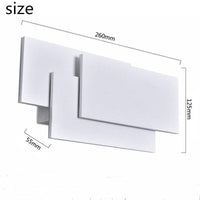 Applique murale LED en aluminium Painted rectangles