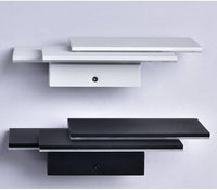 Applique murale LED en aluminium Painted rectangles