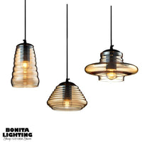 Suspension design en verre Screw Round