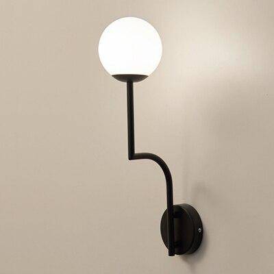 Applique murale LED dorée Rétro-Chic