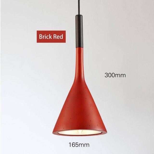 Suspension LED Conique Colorée