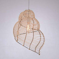 Suspension Spirale Coquillage Bois Pastoral.