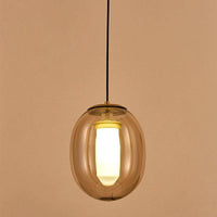 Suspension LED Bulle de Verre Fumée Colorée