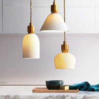 Suspension LED céramique design