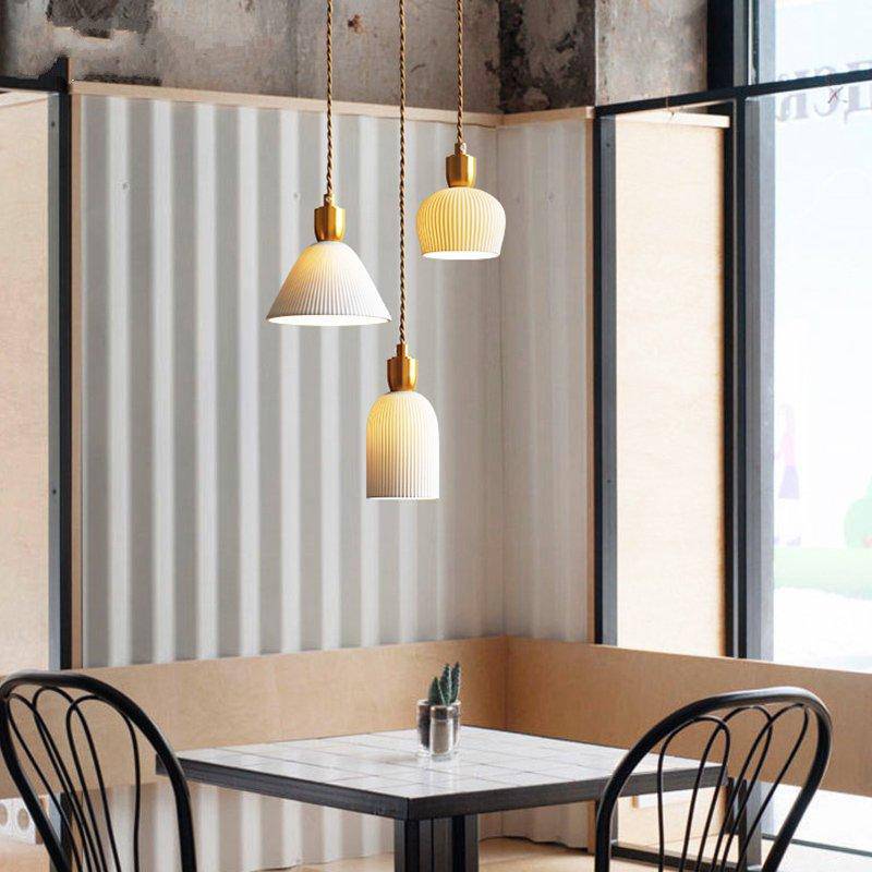 Suspension LED céramique design
