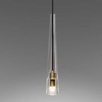 Suspension Luxury en cristal avec LED