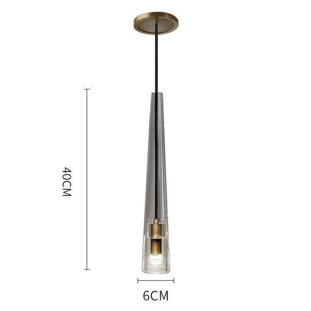 Suspension Luxury en cristal avec LED