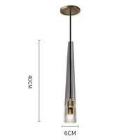Suspension Luxury en cristal avec LED