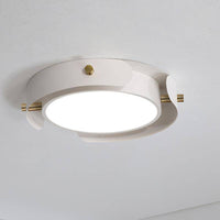 Plafonnier LED Round Metal Wood