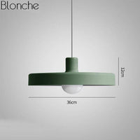 Suspension LED Loft en métal coloré