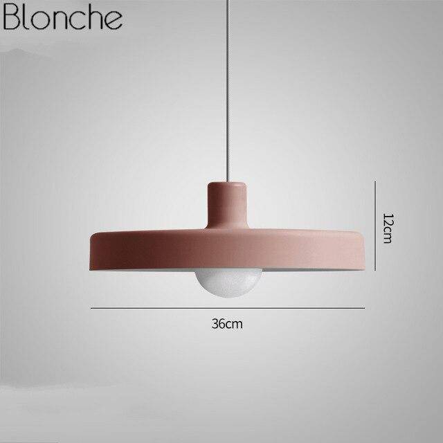 Suspension LED Loft en métal coloré