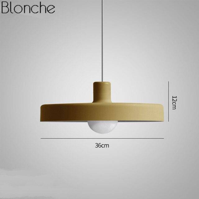 Suspension LED Loft en métal coloré