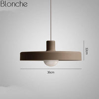 Suspension LED Loft en métal coloré