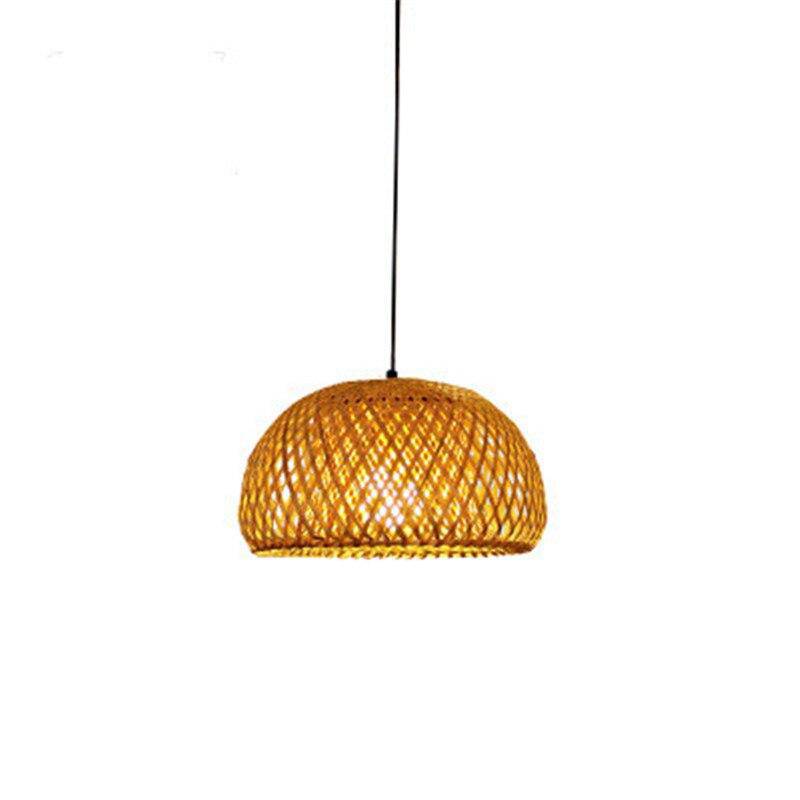 Suspension design en bambou Rattan