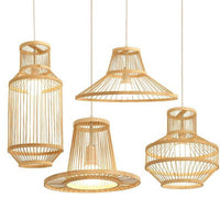 Suspension Geometric en bambou.