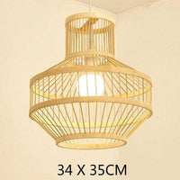 Suspension Geometric en bambou.