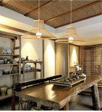Suspension Geometric en bambou.