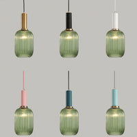 Suspension LED Design en Verre Belly