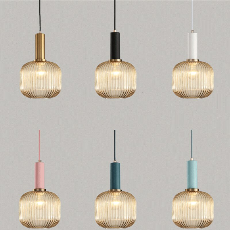 Suspension LED Design en Verre Belly
