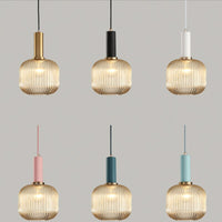Suspension LED Design en Verre Belly