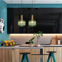Suspension LED Design en Verre Belly