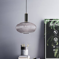 Suspension LED Design en Verre Belly