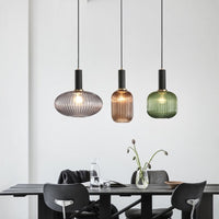 Suspension LED Design en Verre Belly