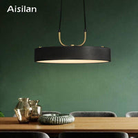 Suspension LED design cylindrique - Élégance moderne