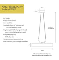 Suspension LED design cylindrique - Élégance moderne