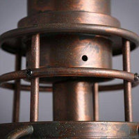 Suspension LED Industrielle Cuivrée